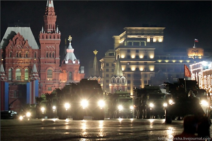 Không khí chuẩn bị cho Ngày chiến thắng 9/5 đang diễn ra rất sôi động tại thủ đô Moscow.